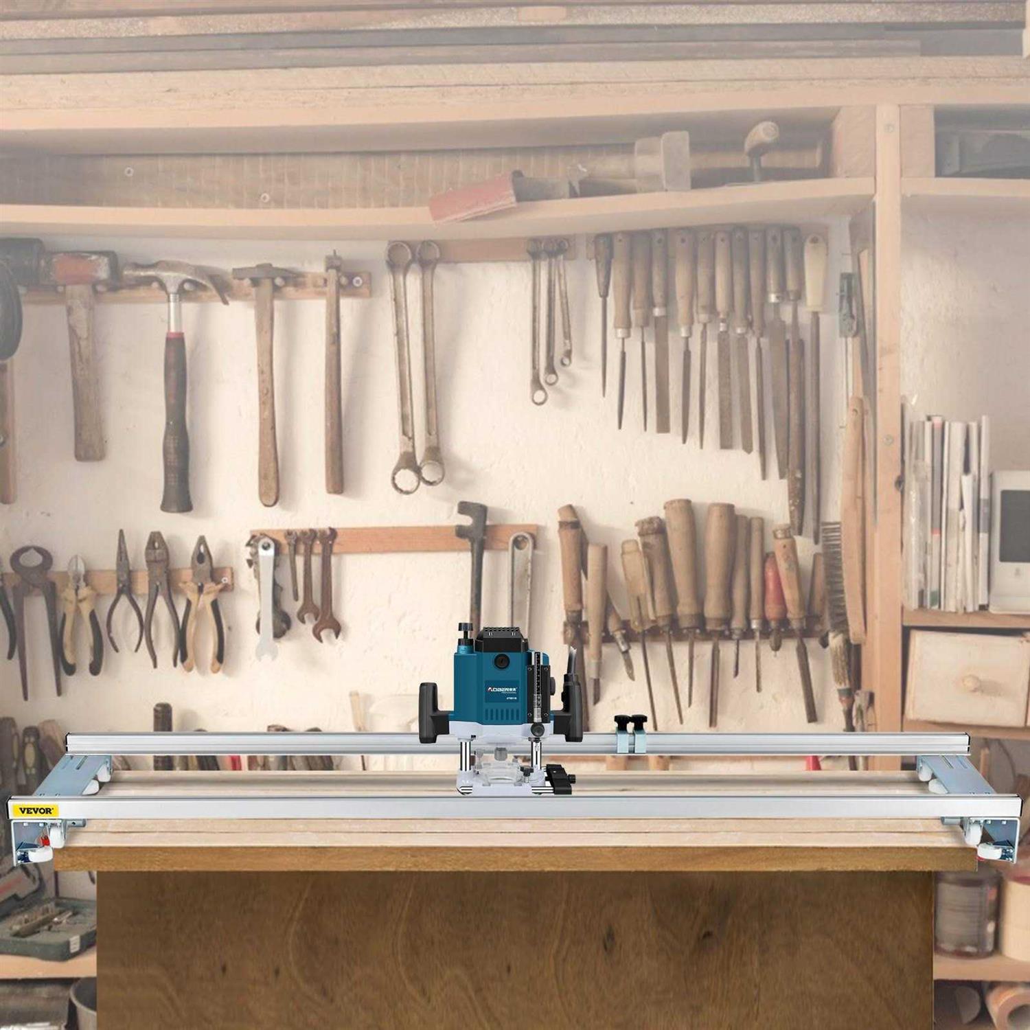 VEVOR Roof Ladder Rack Van Ladder Rack with Ladder Stoppers 3 Bars 661 Lbs Black HCTJHSECOTRIC1S4TV0 - MT - Mrs Treak