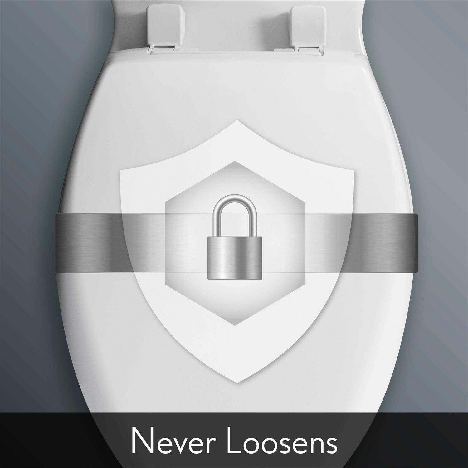 Mayfair by Bemis White Elongated Toilet Seat 1713ECA 000 - MT - Mrs Treak