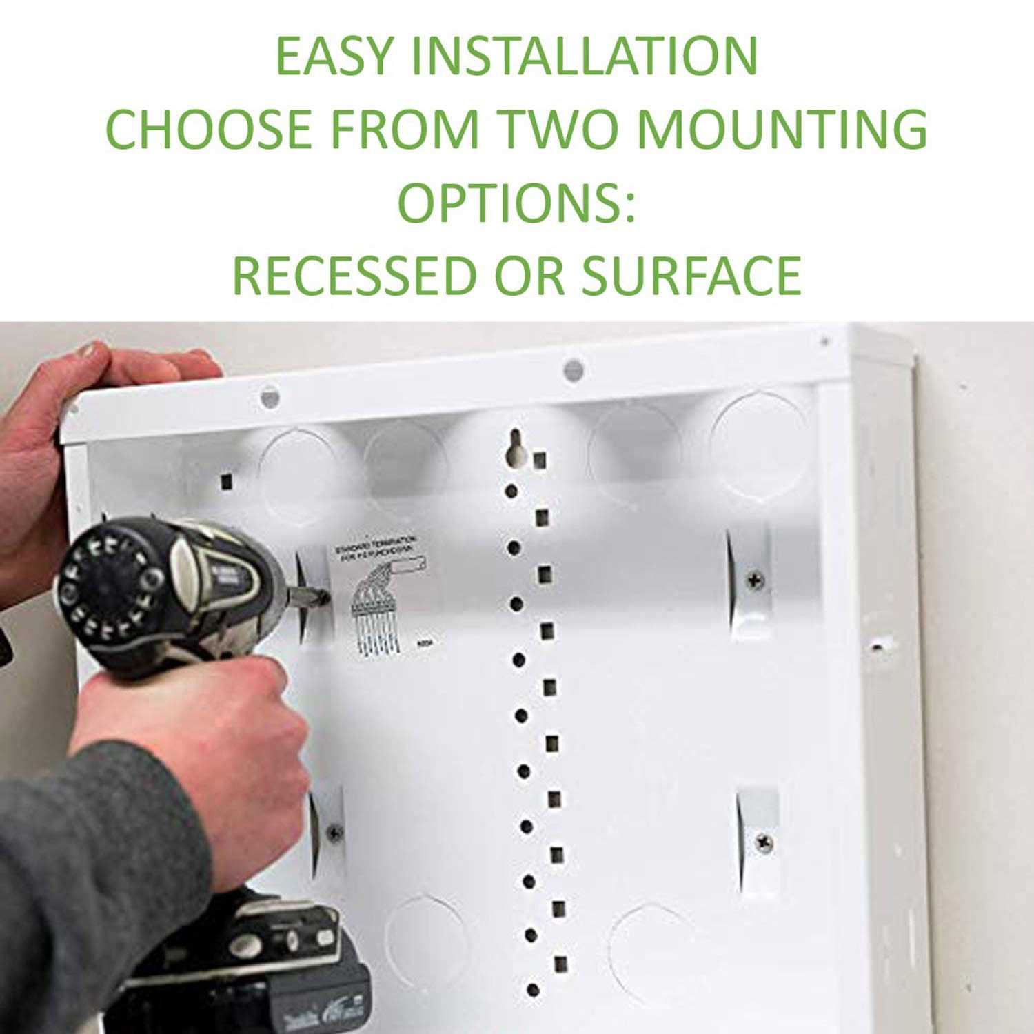 On-Q/Legrand Enclosure with Hinged Door EN2850 - MT - Mrs Treak