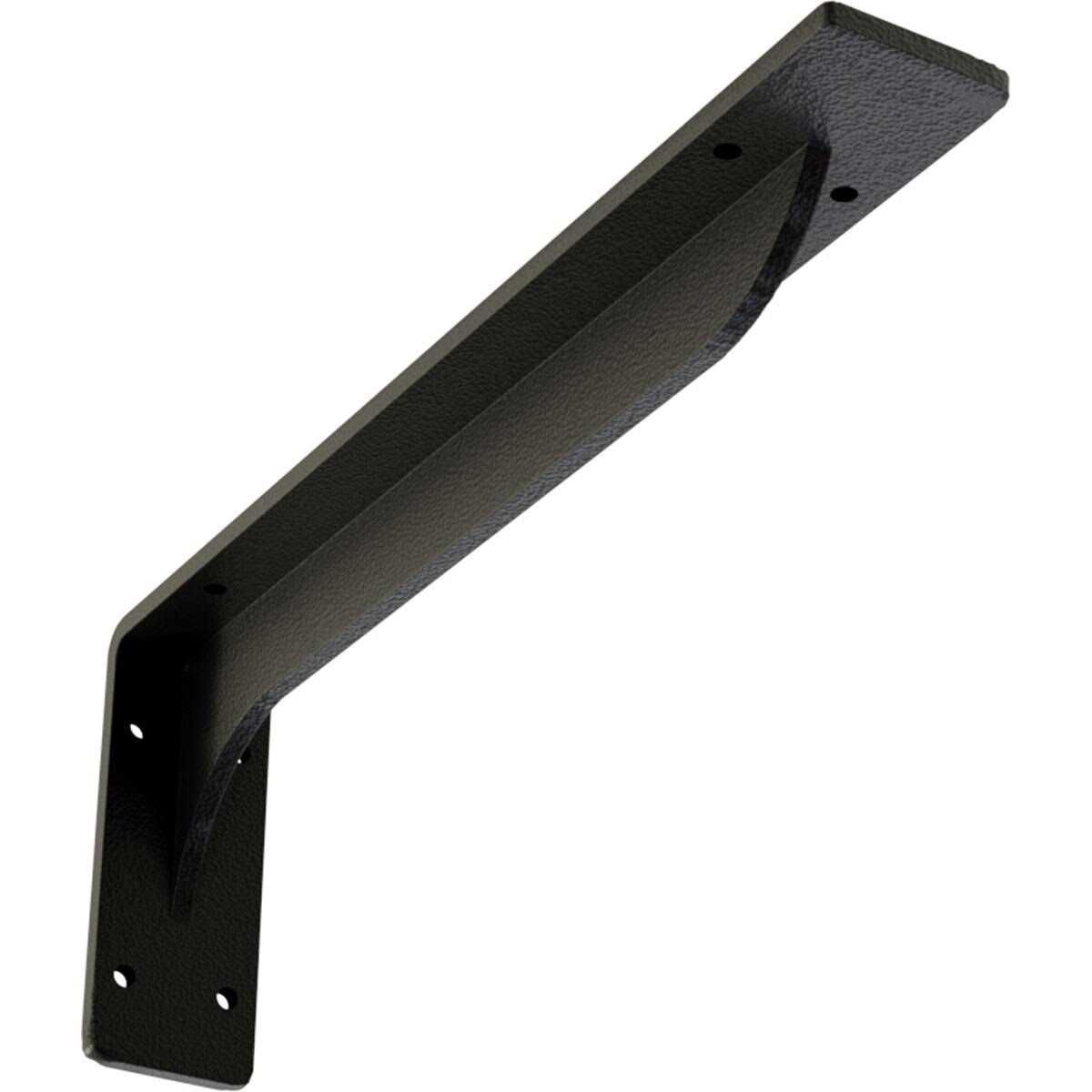 Ekena Millwork 2W x 14D x 5 1/4H Embrey Steel Bracket - MT - Mrs Treak