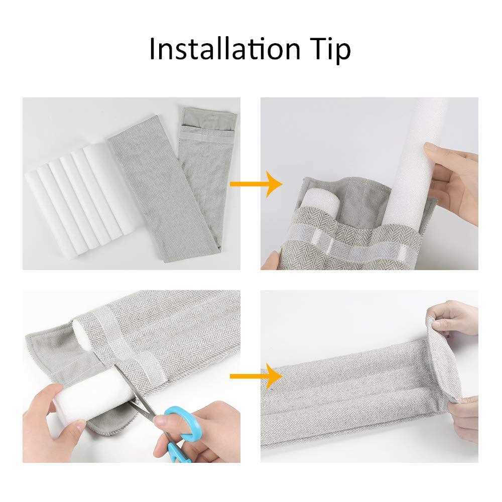 VISEMAN 36 Inch Under Door Draft Stopper-Twin Door Draft Blocker Guard - MT - Mrs Treak