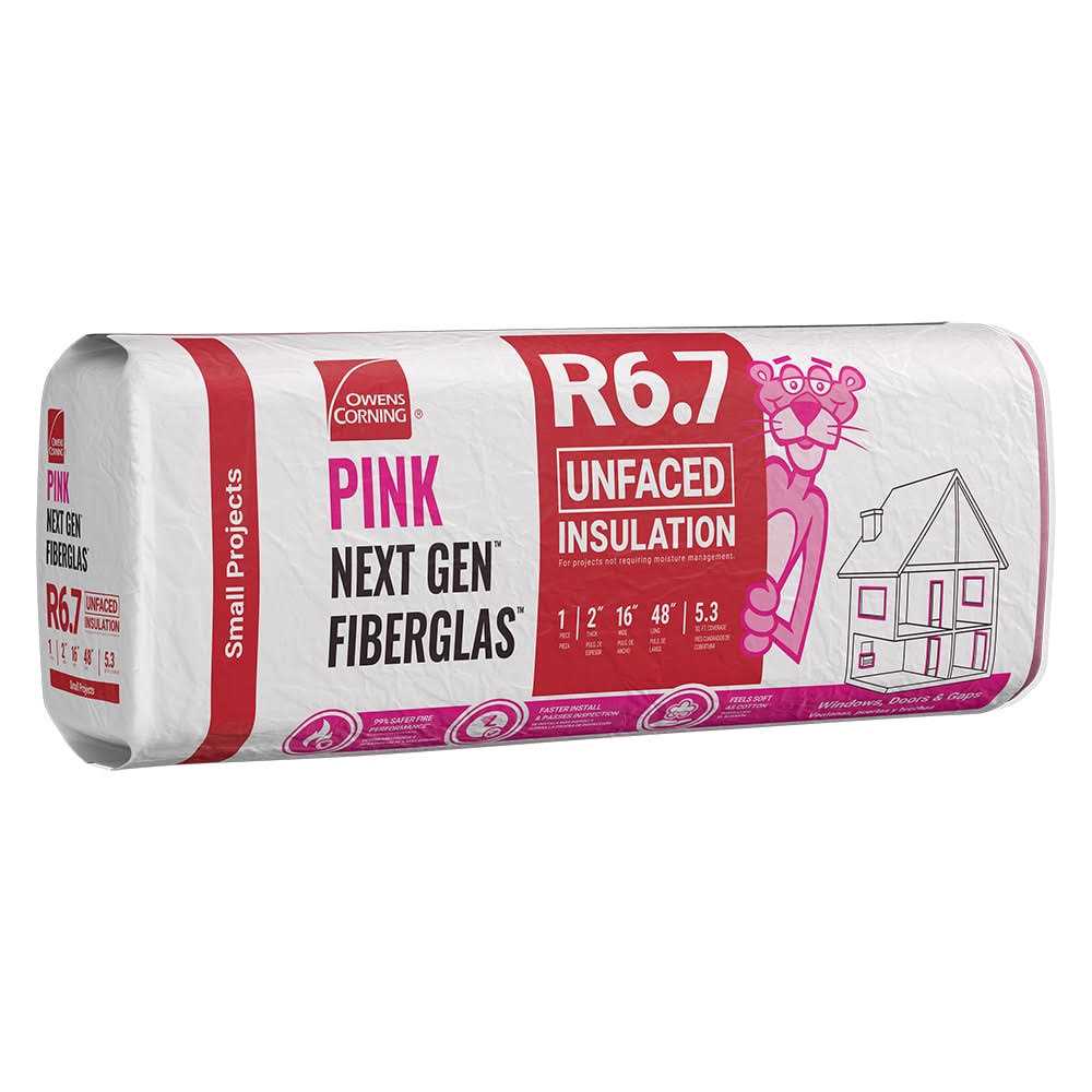 Owens Corning 15 in. x 47 in. R15 Thermafiber Fire and Sound Guard Plus Mineral Wool Insulation Batt - MT - Mrs Treak