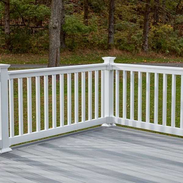 Veranda Linden H x 8 ft. W White Vinyl Privacy Fence Panel Kit - MT - Mrs Treak