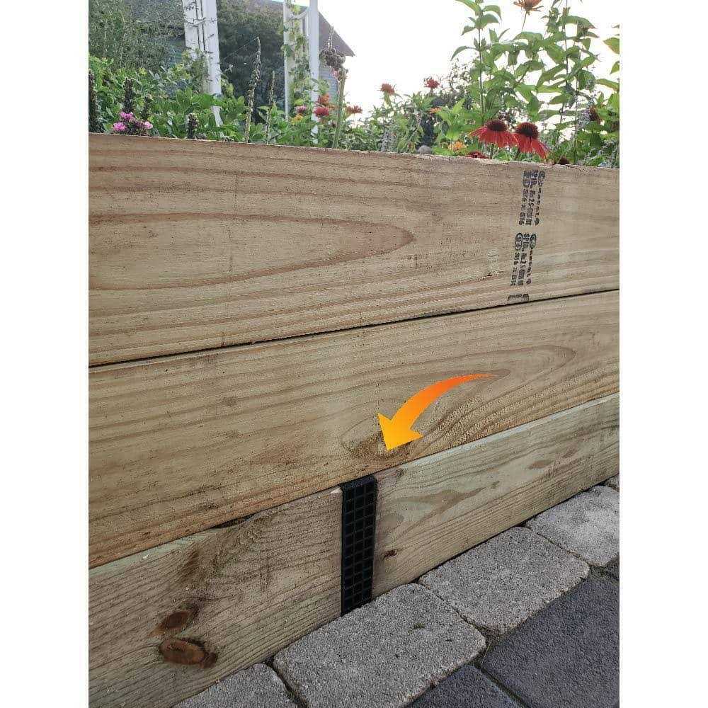 Wall Drain PRO Universal Retaining Wall Block Drain - MT - Mrs Treak