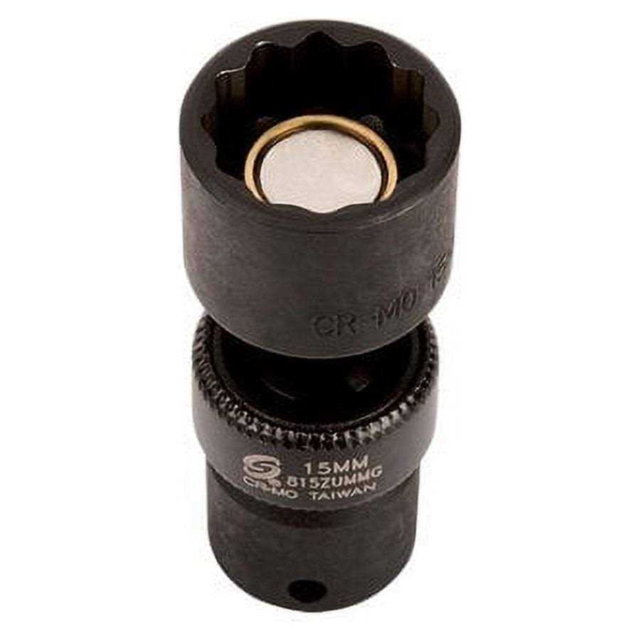 Sunex 1822 12 Piece 1/4 Drive Metric Magnetic Impact Socket Set - MT - Mrs Treak