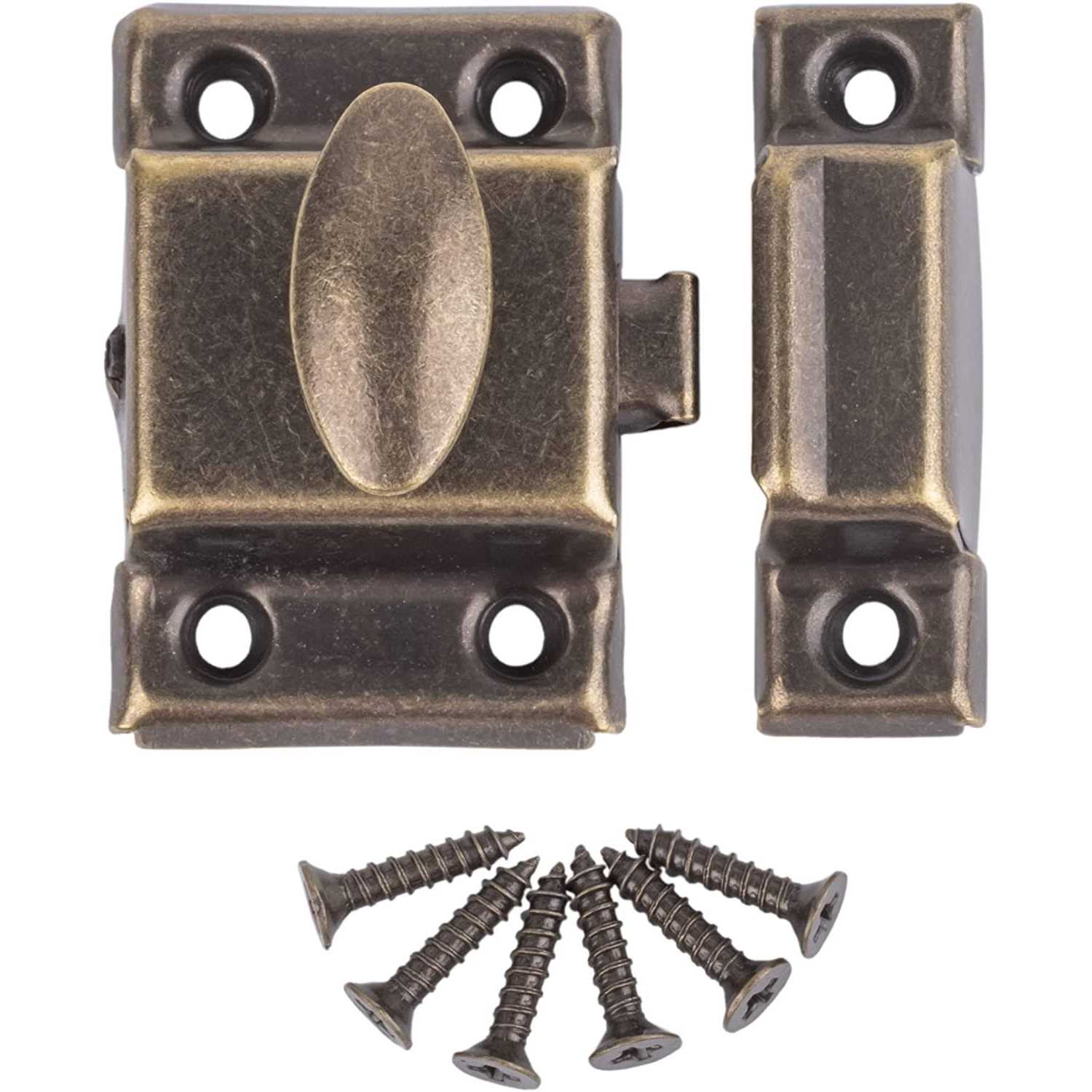 UNIQANTIQ HARDWARE SUPPLY Antique Brass Hollow Barrel Skeleton Key for Cabinet Doors - MT - Mrs Treak