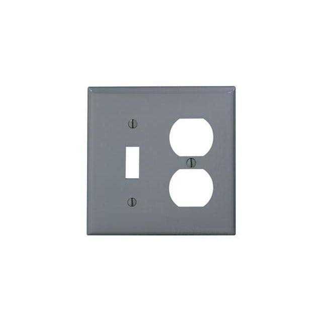 Leviton 88046 2-Gang 1-Duplex 1-Single 1.406-Inch Diameter - MT - Mrs Treak