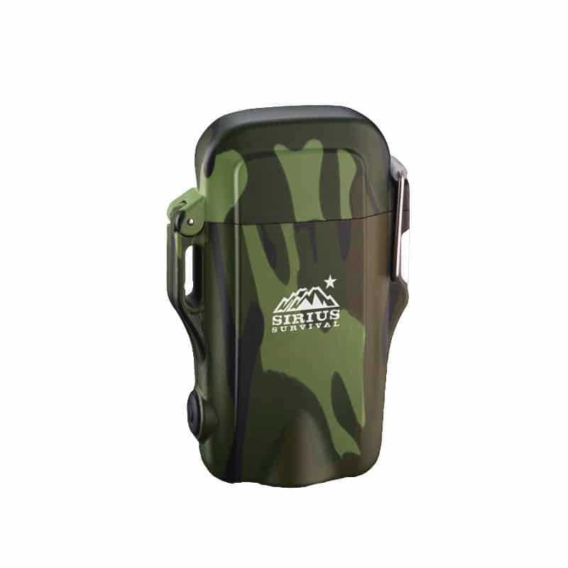 Sirius Survival Arc4 Lit Lighter 2.0 Rechargeable Outdoor Waterproof Dual Arc Plasma Lighter with Flashlight & Lanyard - MT - Mrs Treak