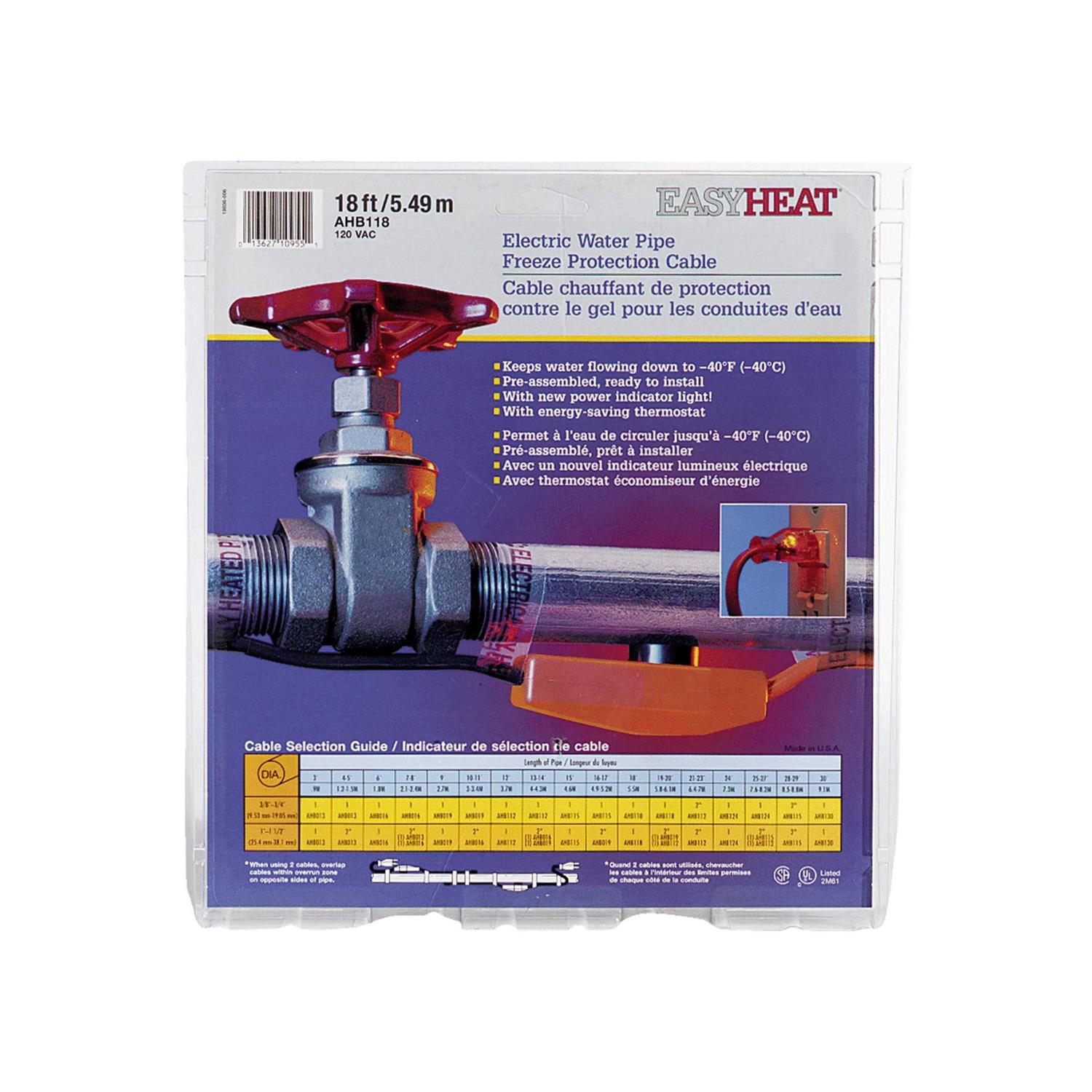 Easy Heat Pipe Heating Cable - MT - Mrs Treak