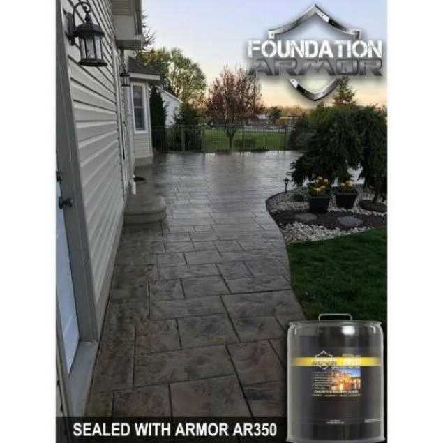 Foundation Armor Armor AR350 Solvent Based Acrylic Wet Look Concrete Sealer and Paver Sealer - MT - Mrs Treak