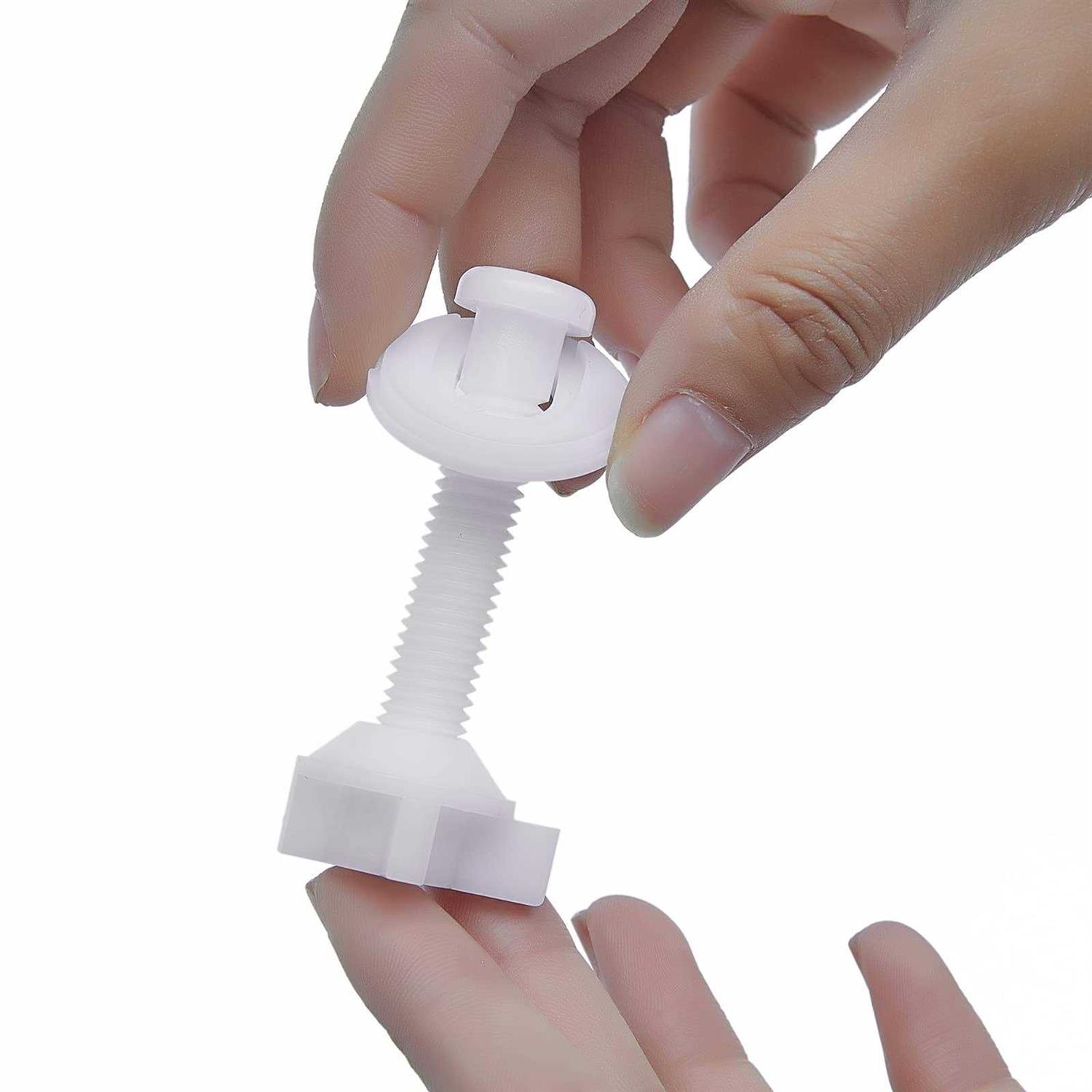 Toilet Seat Screws Toilet Seat Hinges Bolt Expanding Rubber Top Nuts Screw Fixings Fix WC Blind Hole Fittings - MT - Mrs Treak
