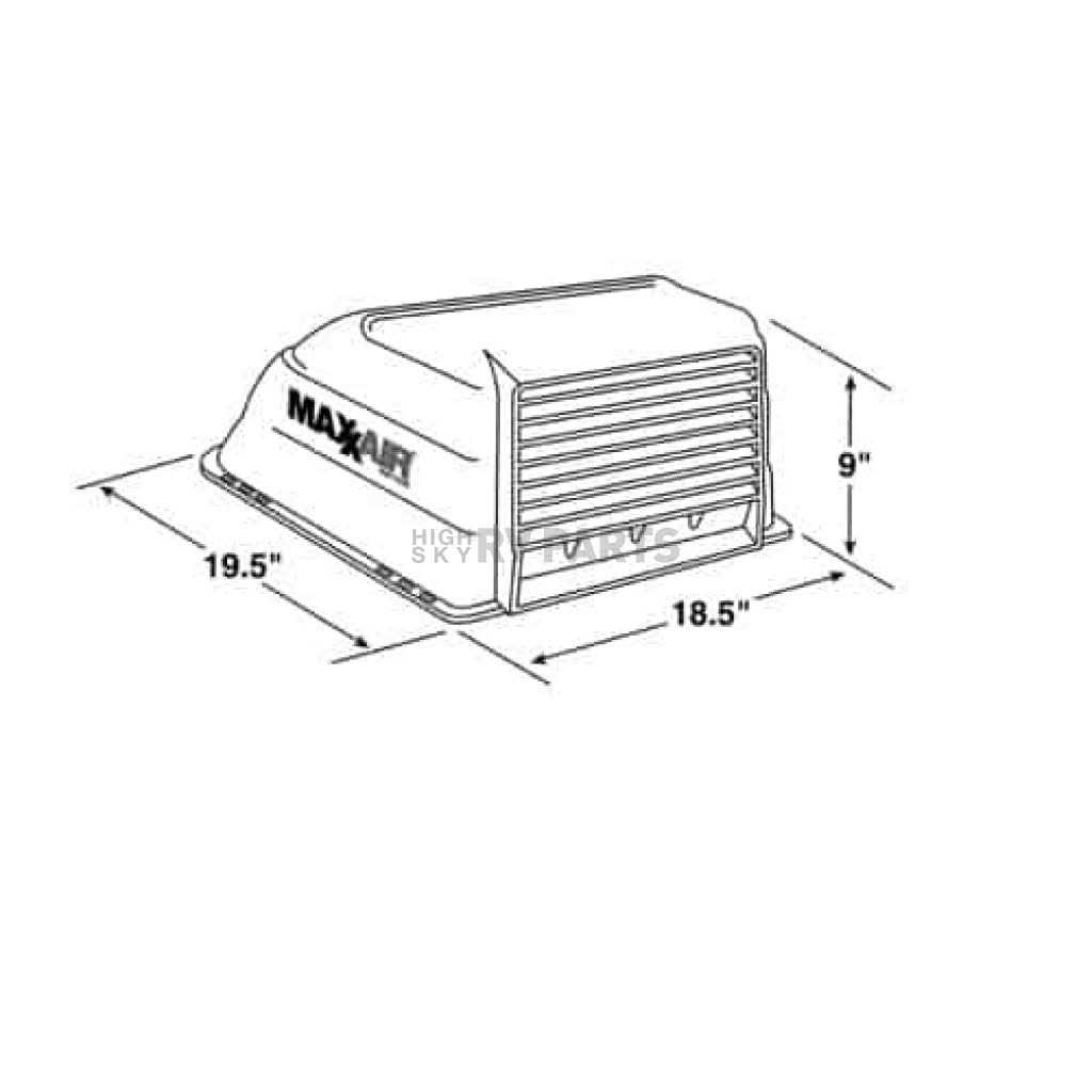 Maxxair 00-335001 Unimaxx Vent Lid - MT - Mrs Treak