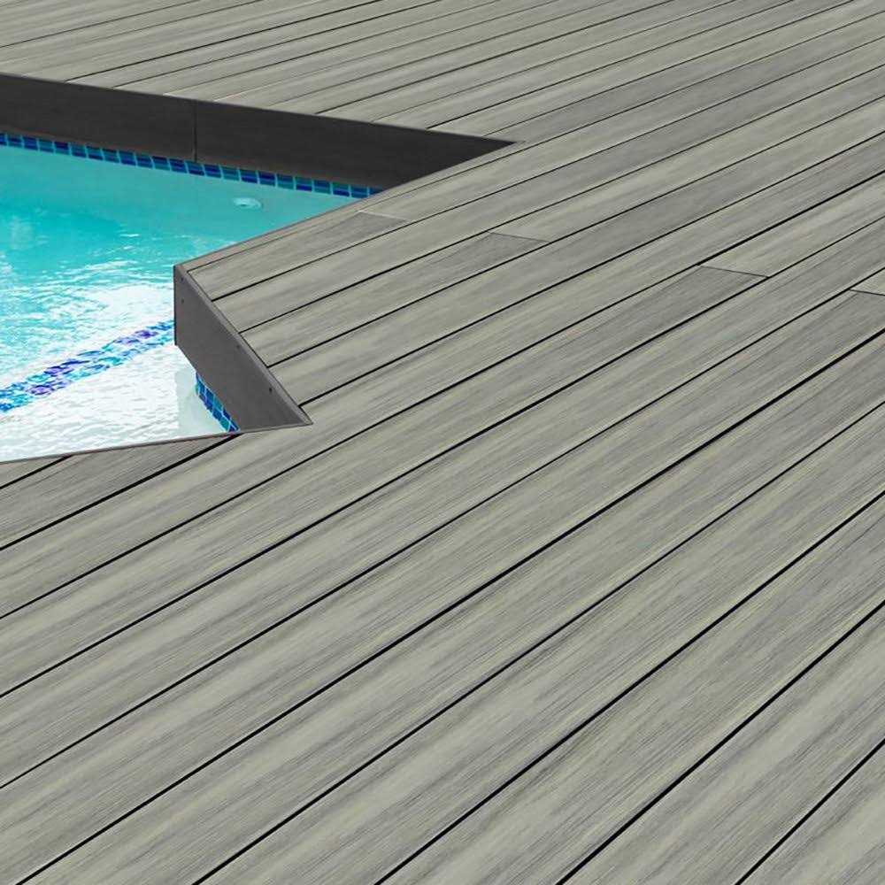 Fortress Infinity IS 1 in. x 6 in. x 8 ft Grey Composite Deck Boards - MT - Mrs Treak