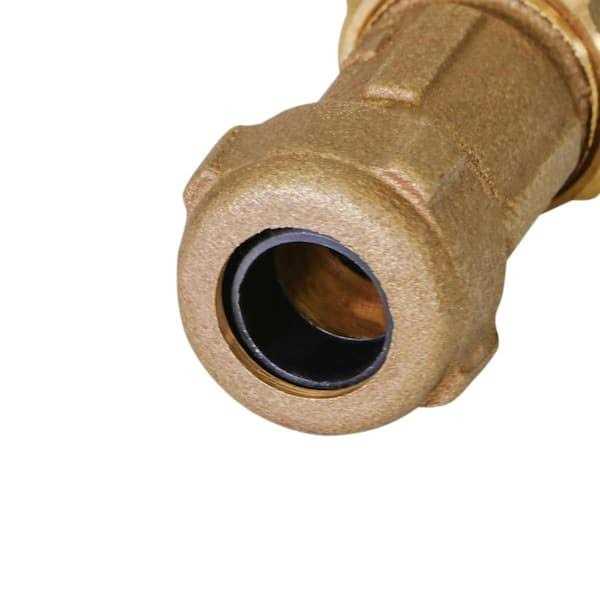 The Plumber’s Choice Brass Compression Coupling Fitting - MT - Mrs Treak