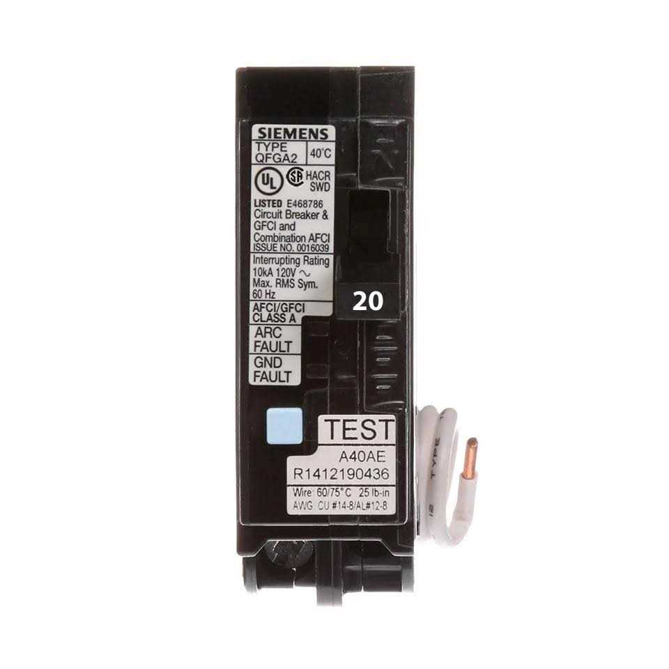 Siemens Q120 Single Pole Circuit Breaker - MT - Mrs Treak