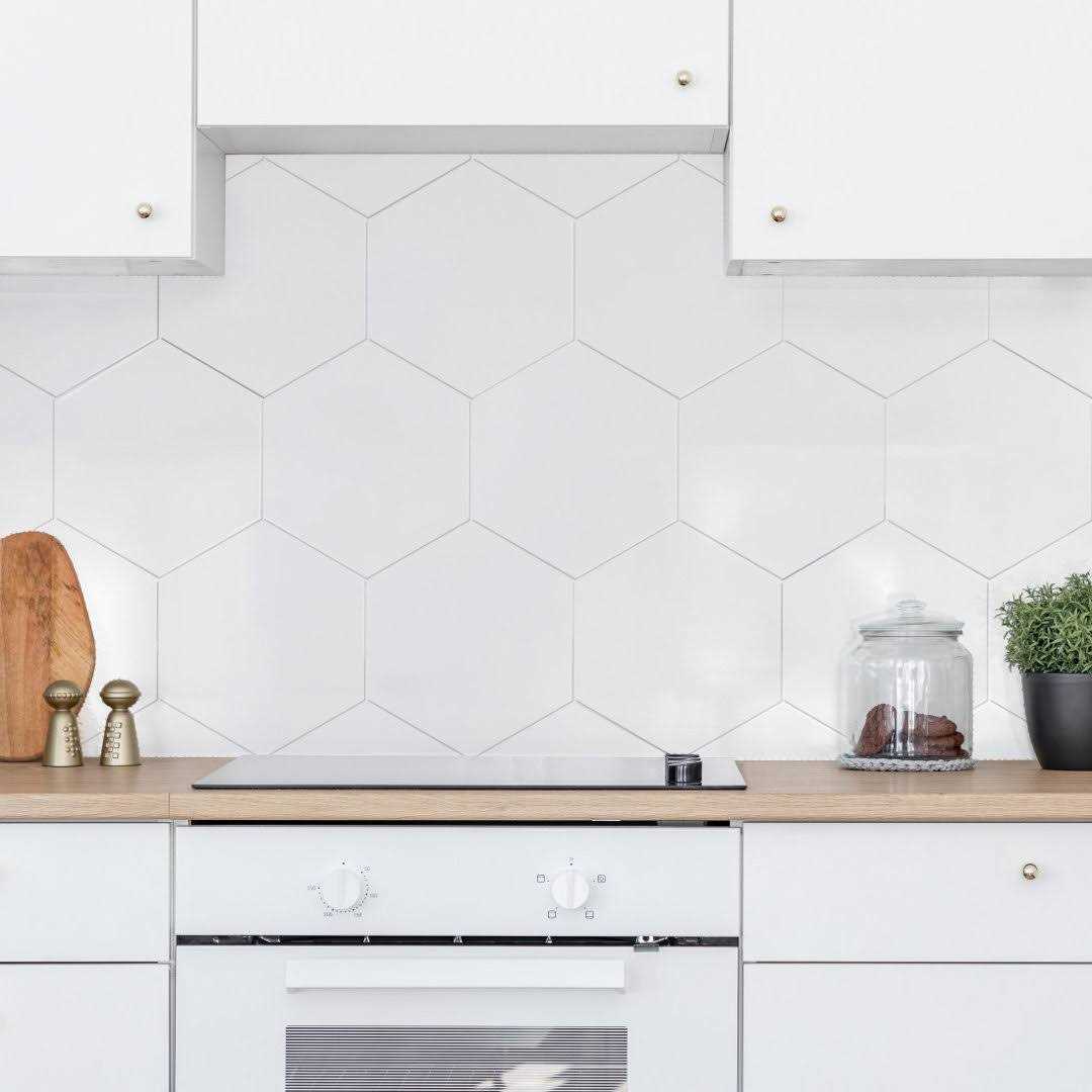 Emser Tile Heksa 8 x 9 Hexagon Floor and Wall Tile - MT - Mrs Treak