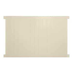 Veranda Linden H x 8 ft. W White Vinyl Privacy Fence Panel Kit - MT - Mrs Treak