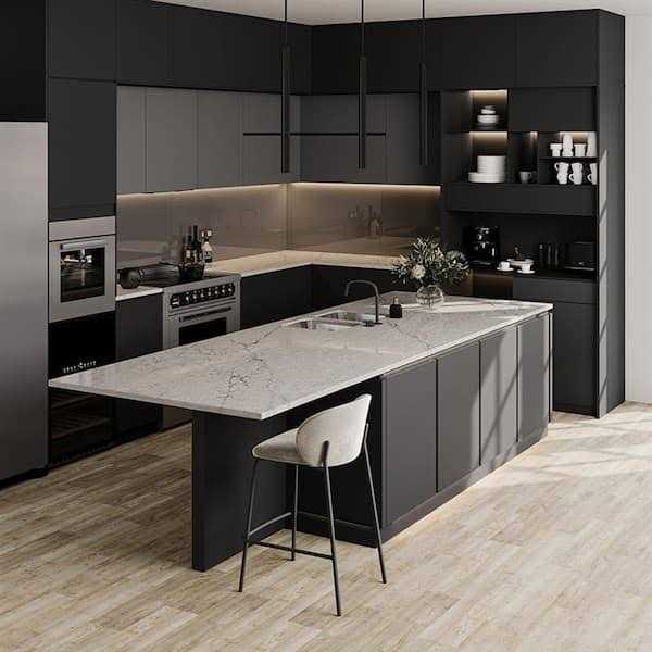 VIATERA 3 in. x 3 in. Quartz Countertop Sample - MT - Mrs Treak