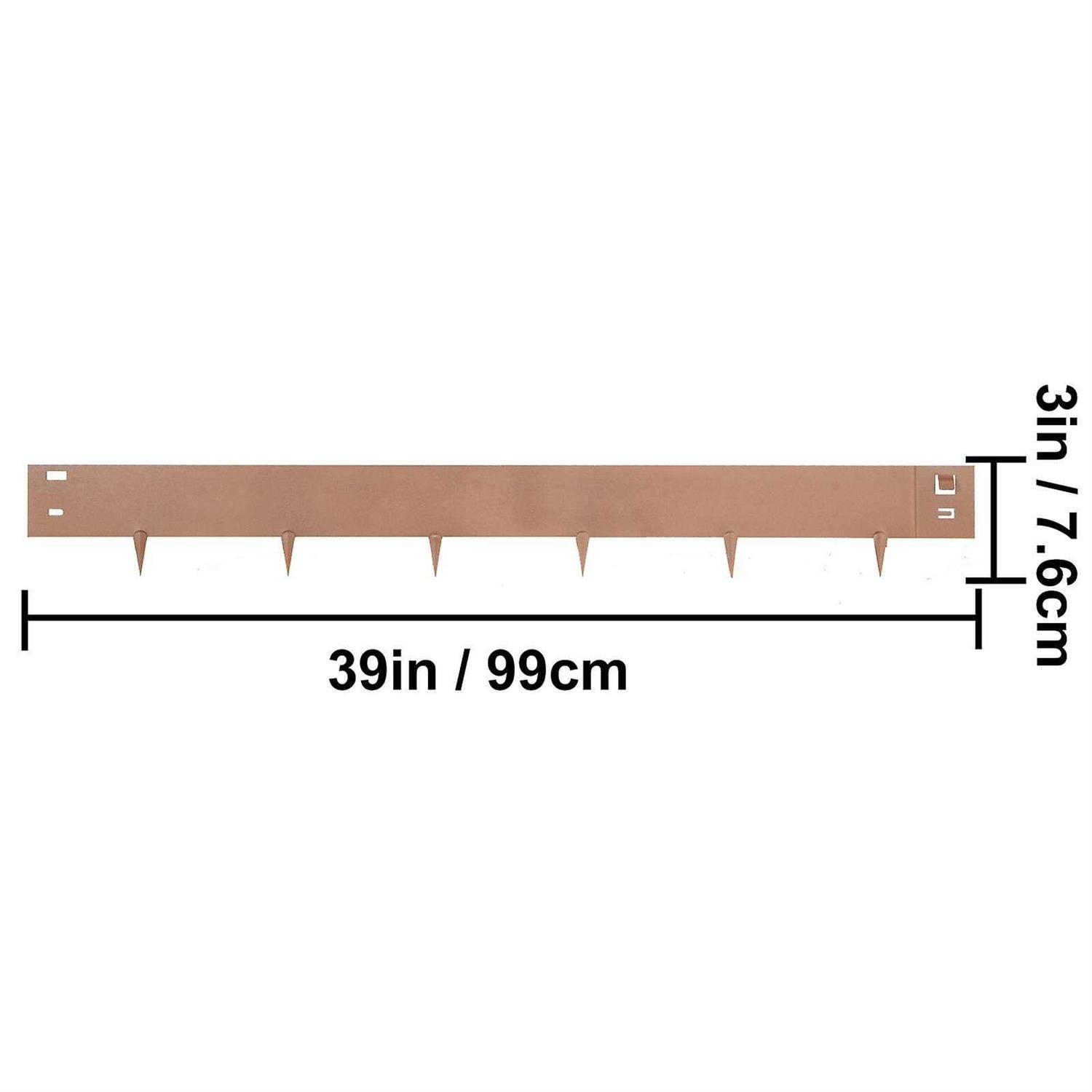 VEVOR Steel Lawn Edging 5pcs Garden Metal Landscape Edging Border - MT - Mrs Treak