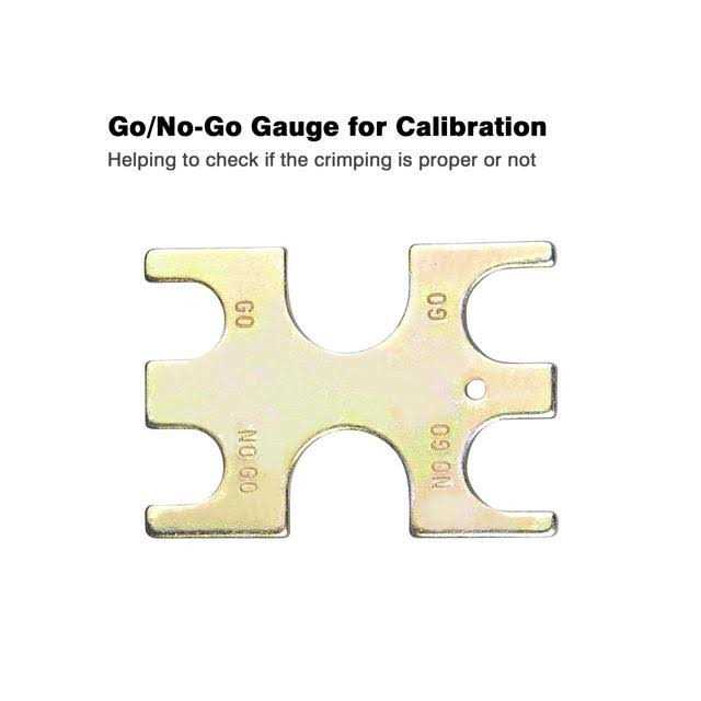 Yescom 1/2 3/4 PEX Crimper Copper Ring Crimping Tool Go/no Go Gauge - MT - Mrs Treak