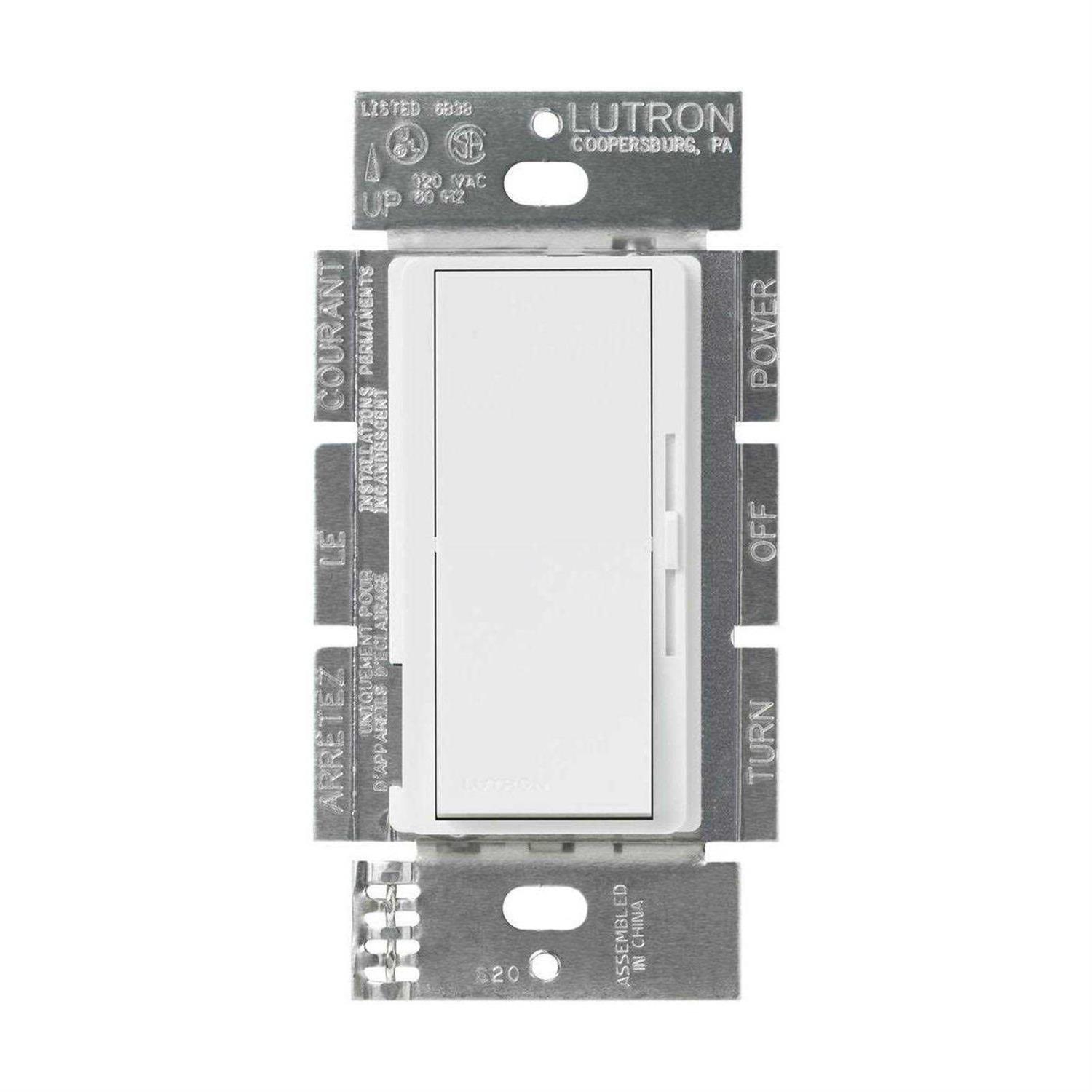 Lutron DVSCCL-153P-BI Diva CFL/LED Dimmer - MT - Mrs Treak