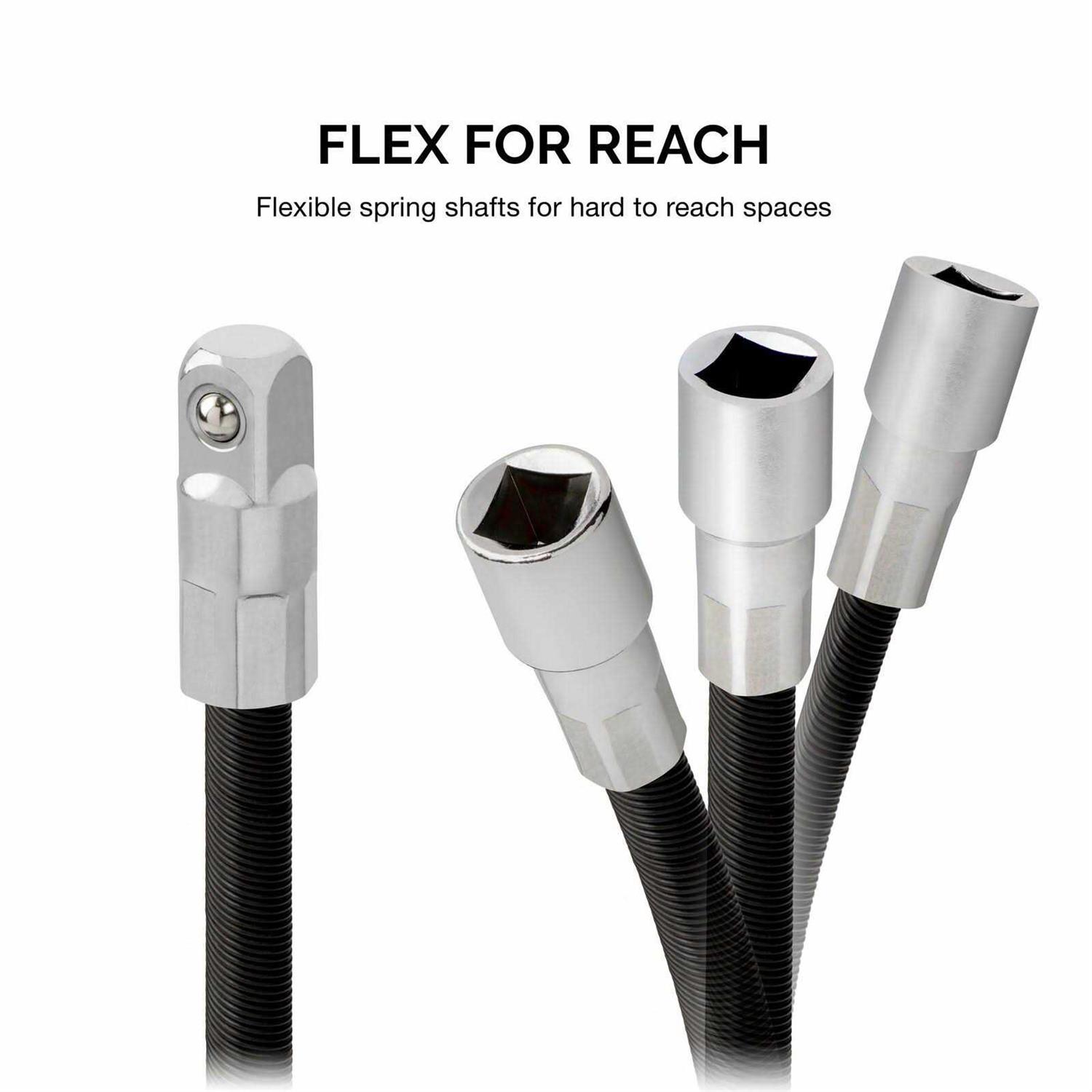 NEIKO 00239A Flexible Extension Bar Set 2 Piece 1/4 Inch - MT - Mrs Treak