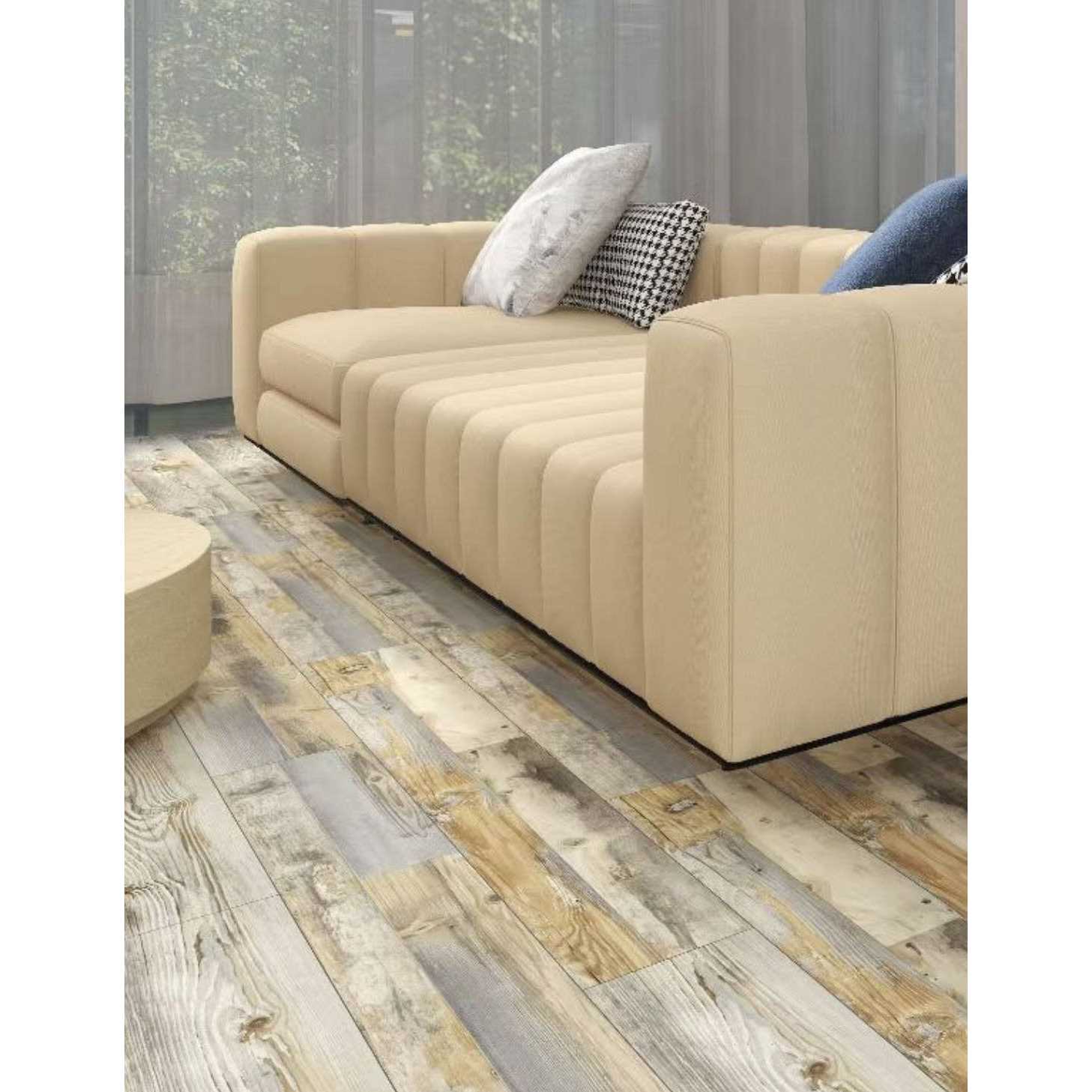 Dekorman 20 MIL x 7.1 in. W x 48 in. L Click Lock Waterproof Luxury Vinyl Plank Flooring - MT - Mrs Treak