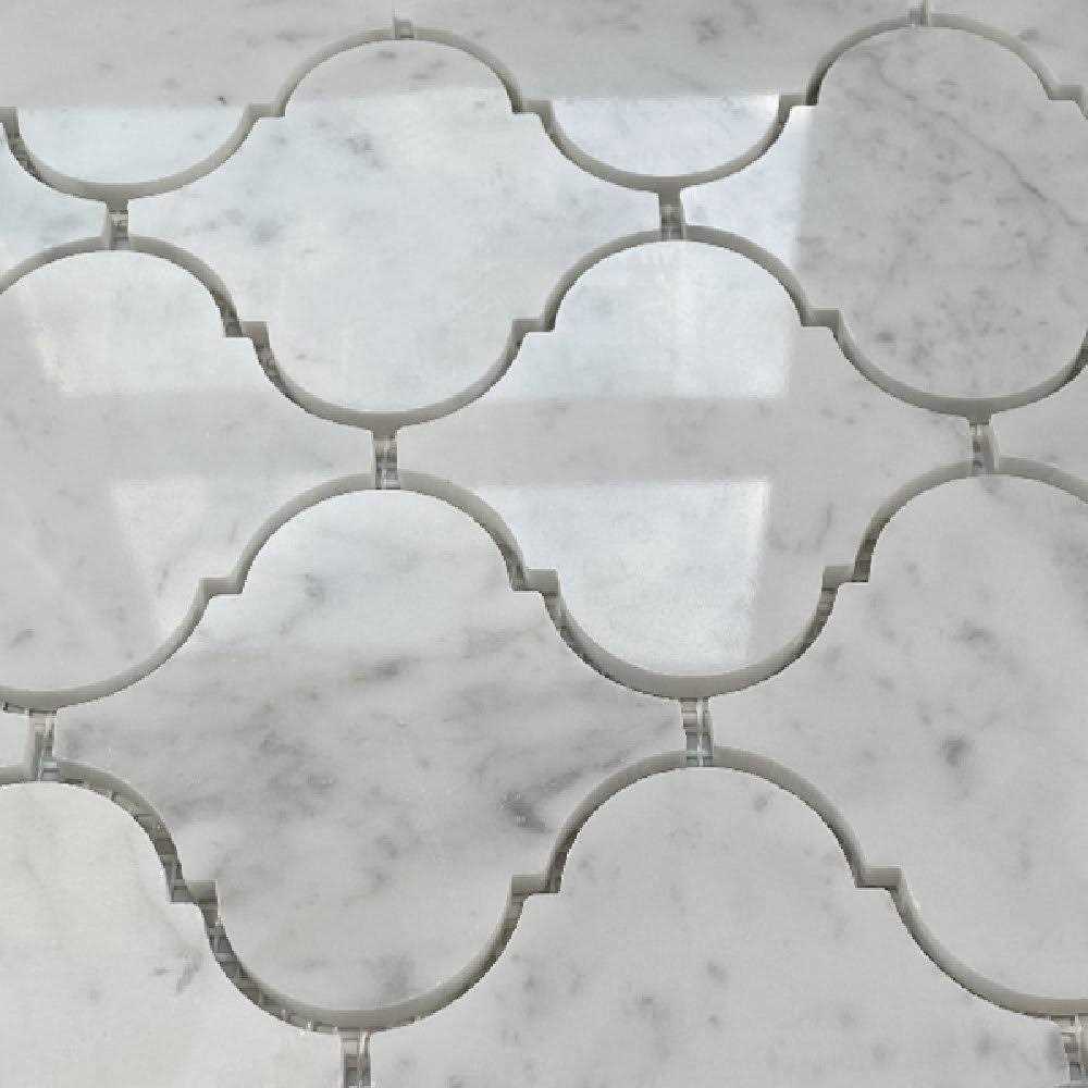 Marble Online Arabesque Marble Baroque Lantern Mosaic Tile - MT - Mrs Treak