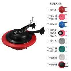 TOTO COMBO KIT -TOTO THU500S Universal Flapper TOTO Tsu99ax Universal Fill Valve - MT - Mrs Treak