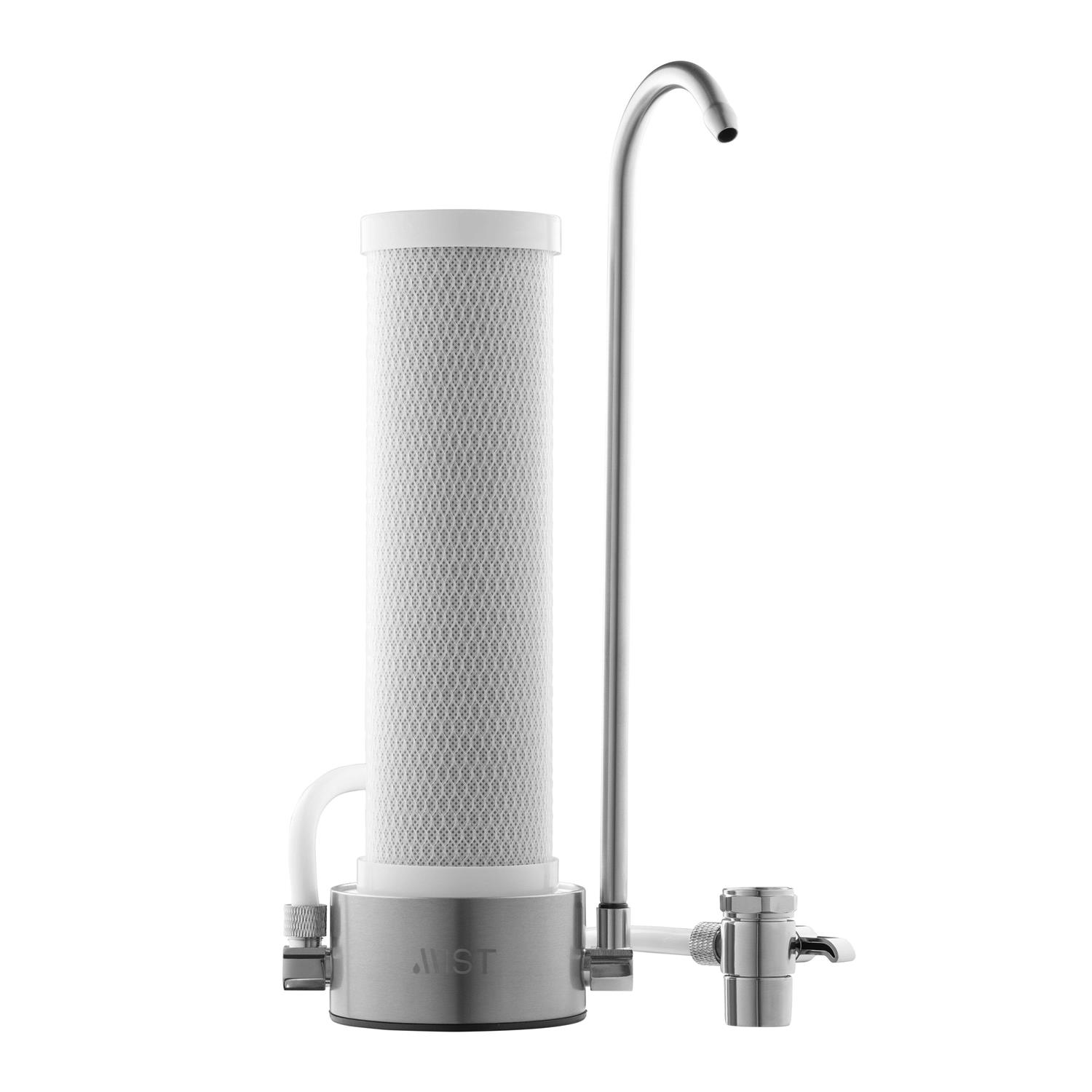 Mist Compact Chrome Filtering Shower Head, Replaceable Filter 15 Stage Filtration System Removes Chlorine and Bad Odor MSS082 - MT - Mrs Treak