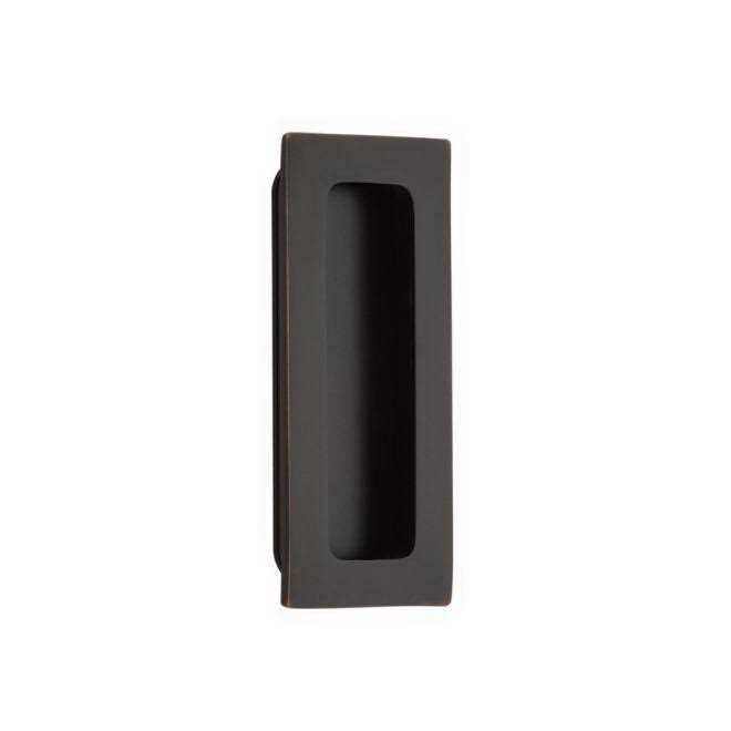 Emtek 2156US15-1 3/8 Narrow Modern Rectangular 7-1/4 Tall Inactive Dummy Pocket Door Pull - MT - Mrs Treak