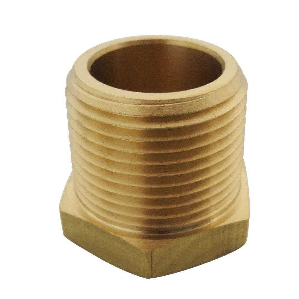 TL TOOLEGIN 3/8 NPT Male x NPT Female Brass Bushing Reducer Adapter Reducing Pipe Fitting 5pcs 1200 PSI - MT - Mrs Treak