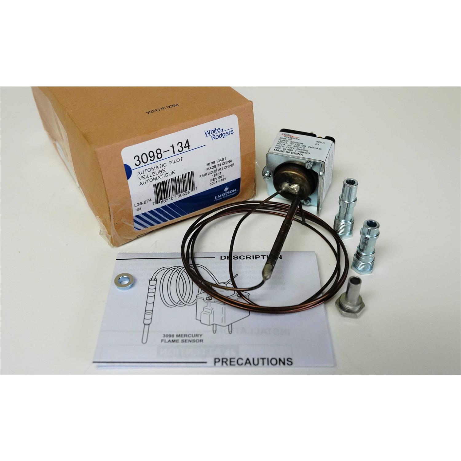 White-Rodgers 24A34-2 Electric Heat Sequencer 1 Switch - MT - Mrs Treak