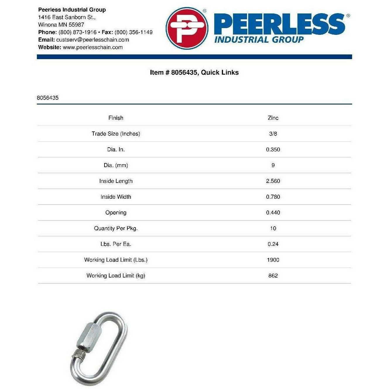 Peerless 1/8 inch Cable Wire Rope Kit with Clips and Thimbles - MT - Mrs Treak