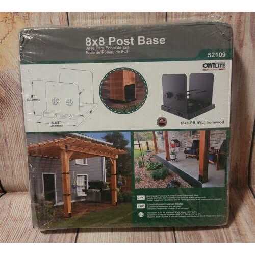 Ozco Ironwood Lite Post Base - MT - Mrs Treak