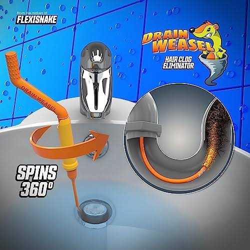 Flexisnake Drain Weasel Sink Snake Cleaner - MT - Mrs Treak