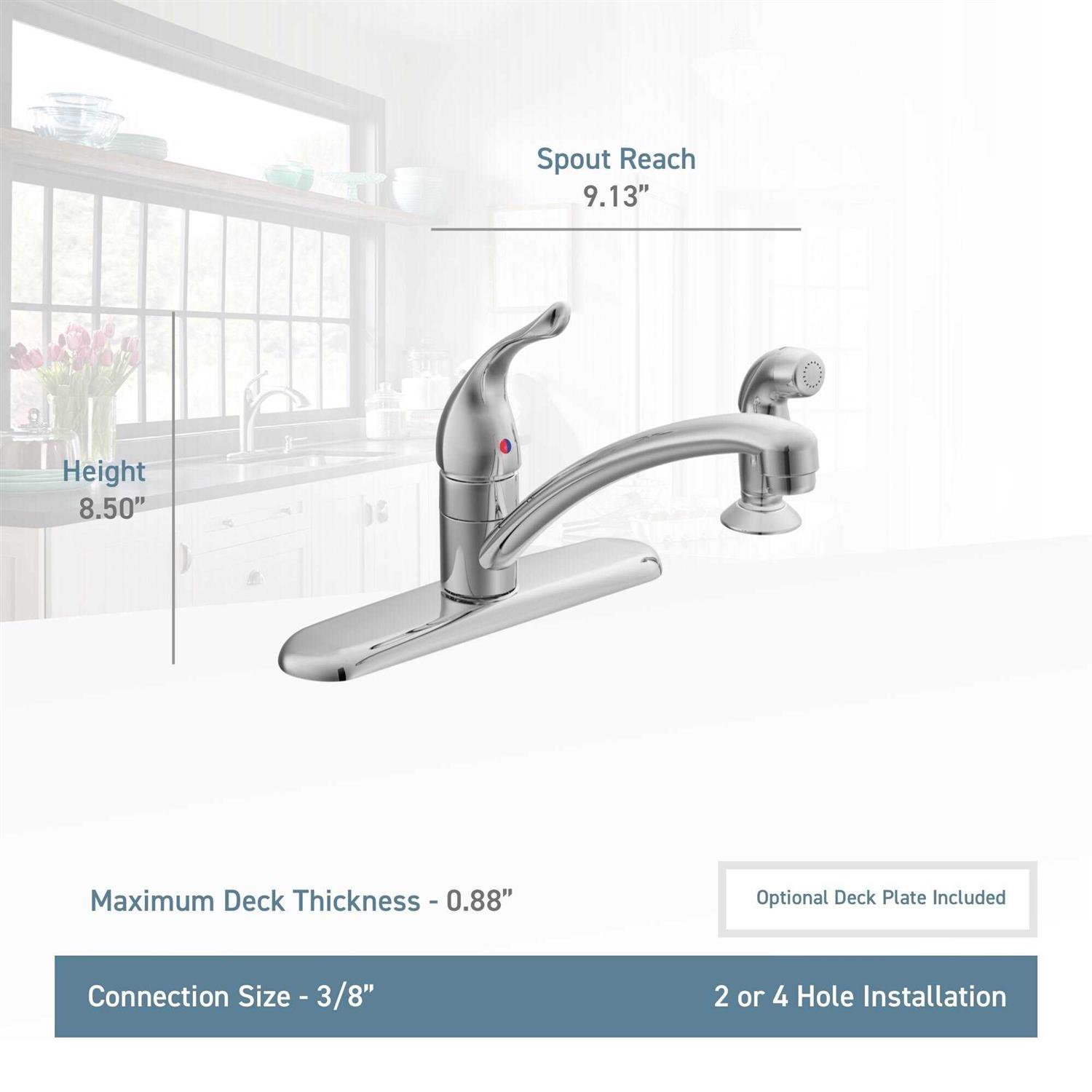 Moen 7425 Chateau Single Handle Kitchen Faucet - MT - Mrs Treak