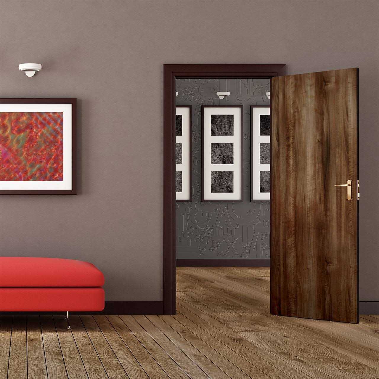 From Plain To Beautiful In Hours Faux Wood Peel and Stick PVC Door Skin - MT - Mrs Treak