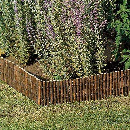 Master Garden Products 2 ft. H x 14 ft. L Reed Wood Fence Woven with Black Nylon Coated Wire - MT - Mrs Treak