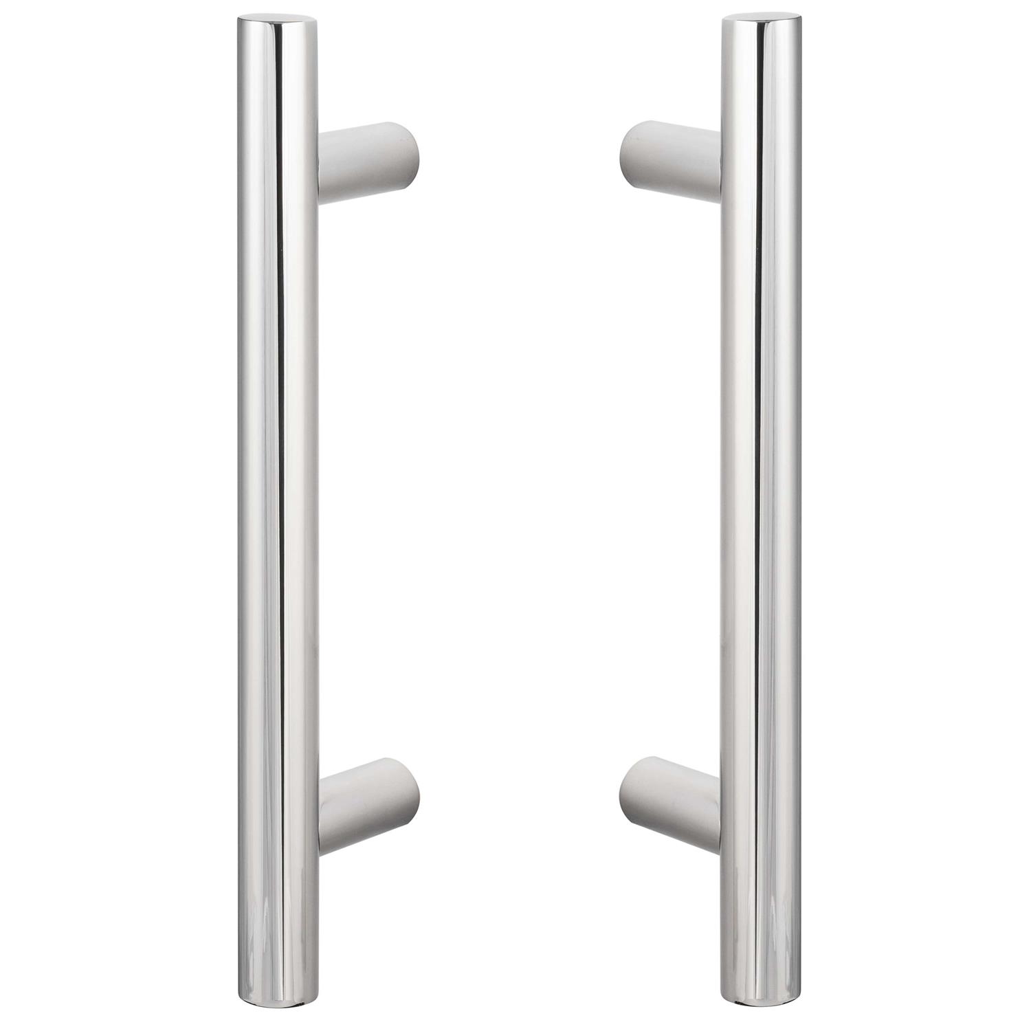 Sure-Loc Hardware SHR-RD1  12 Inch 2-sided Round Shower Door Handle - MT - Mrs Treak