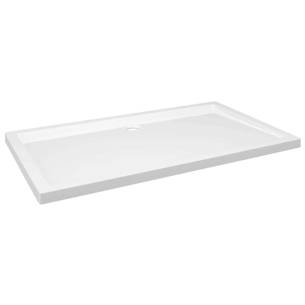 vidaXL Rectangular ABS Shower Base Tray - MT - Mrs Treak