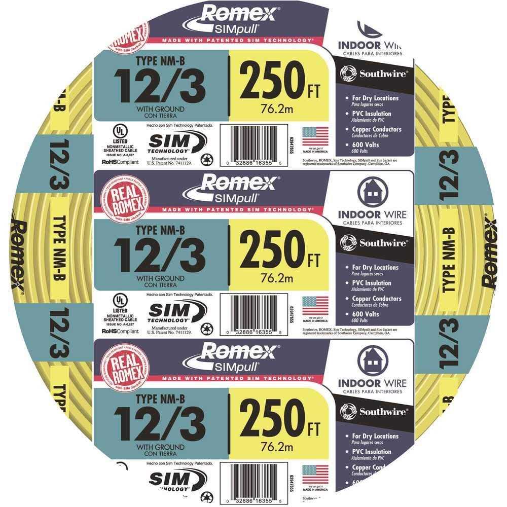 Wire 12/2-Ufwg 250′ - MT - Mrs Treak