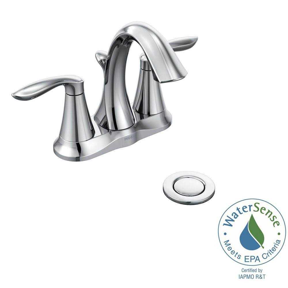 Moen Eva Centerset Two-Handle Bathroom Faucet - MT - Mrs Treak