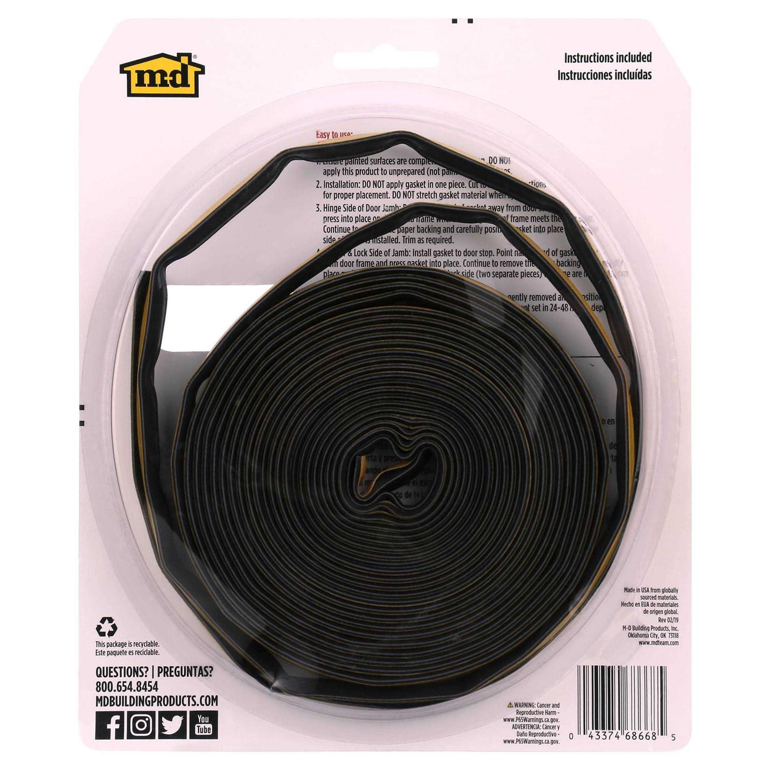 M-D Building Products 03100 Weather Seal Foam 13ft - MT - Mrs Treak