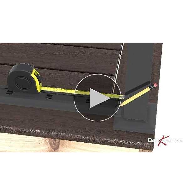 Deckorators Pre-assembled 6-ft x 2.25-in x 3-ft Textured White Aluminum Deck Rail Kit 346951 - MT - Mrs Treak