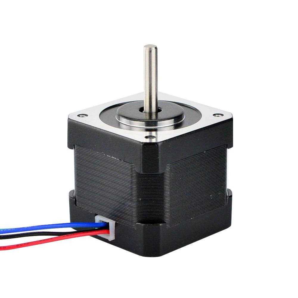 STEPPERONLINE Short Body Nema 17 Bipolar Stepper Motor 1A 22.6oz.in/16Ncm DIY CNC Extruder - MT - Mrs Treak