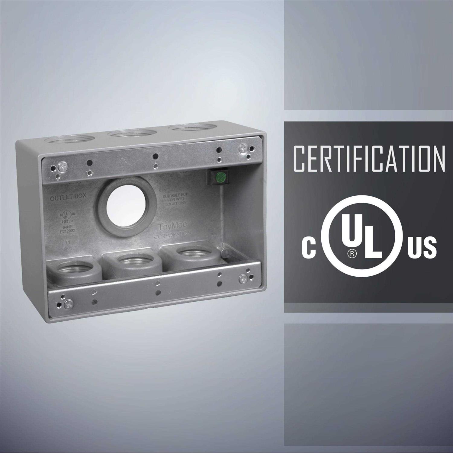 TayMac Revive 1-Gang Midsize Duplex Wall Plate 2600WX-20 - MT - Mrs Treak