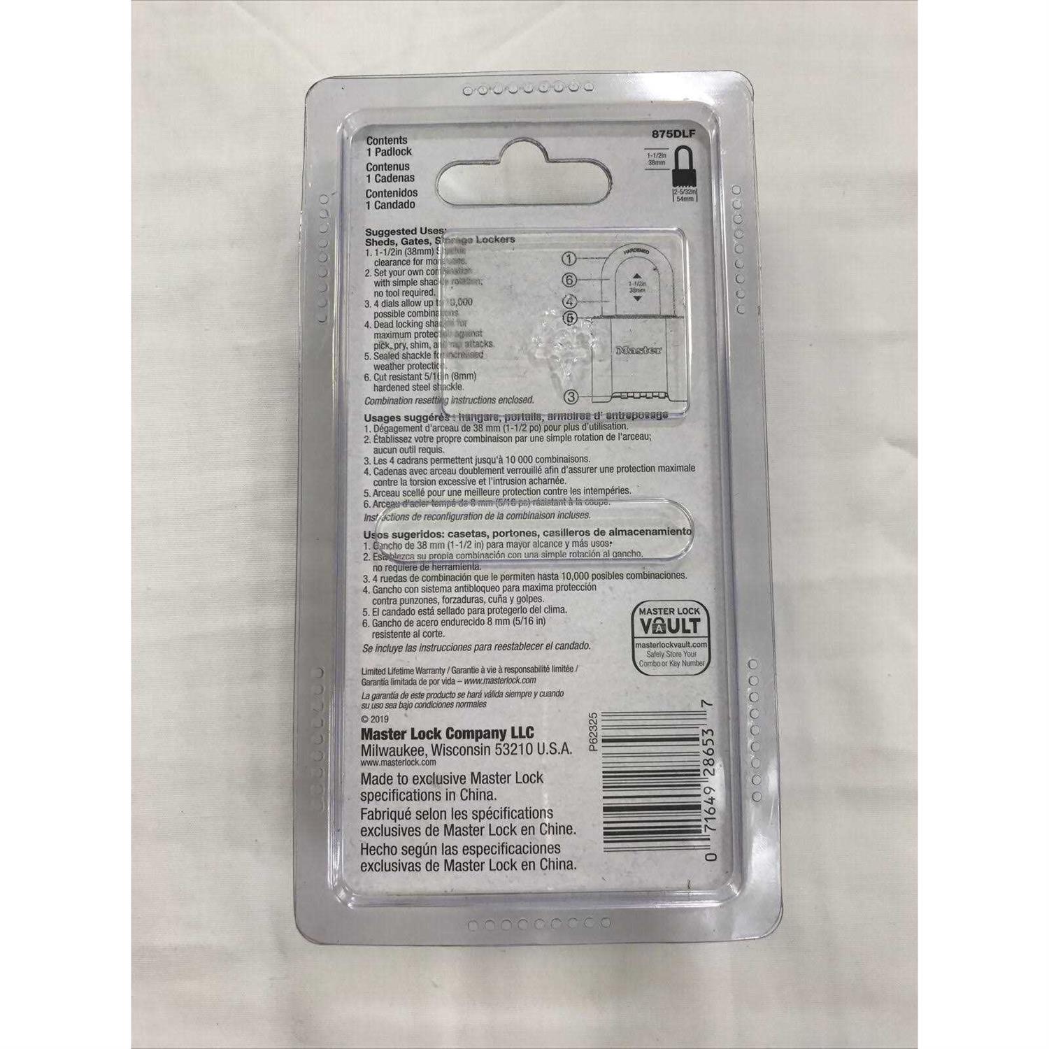 Master Lock 8320D Keyed U-Lock - MT - Mrs Treak