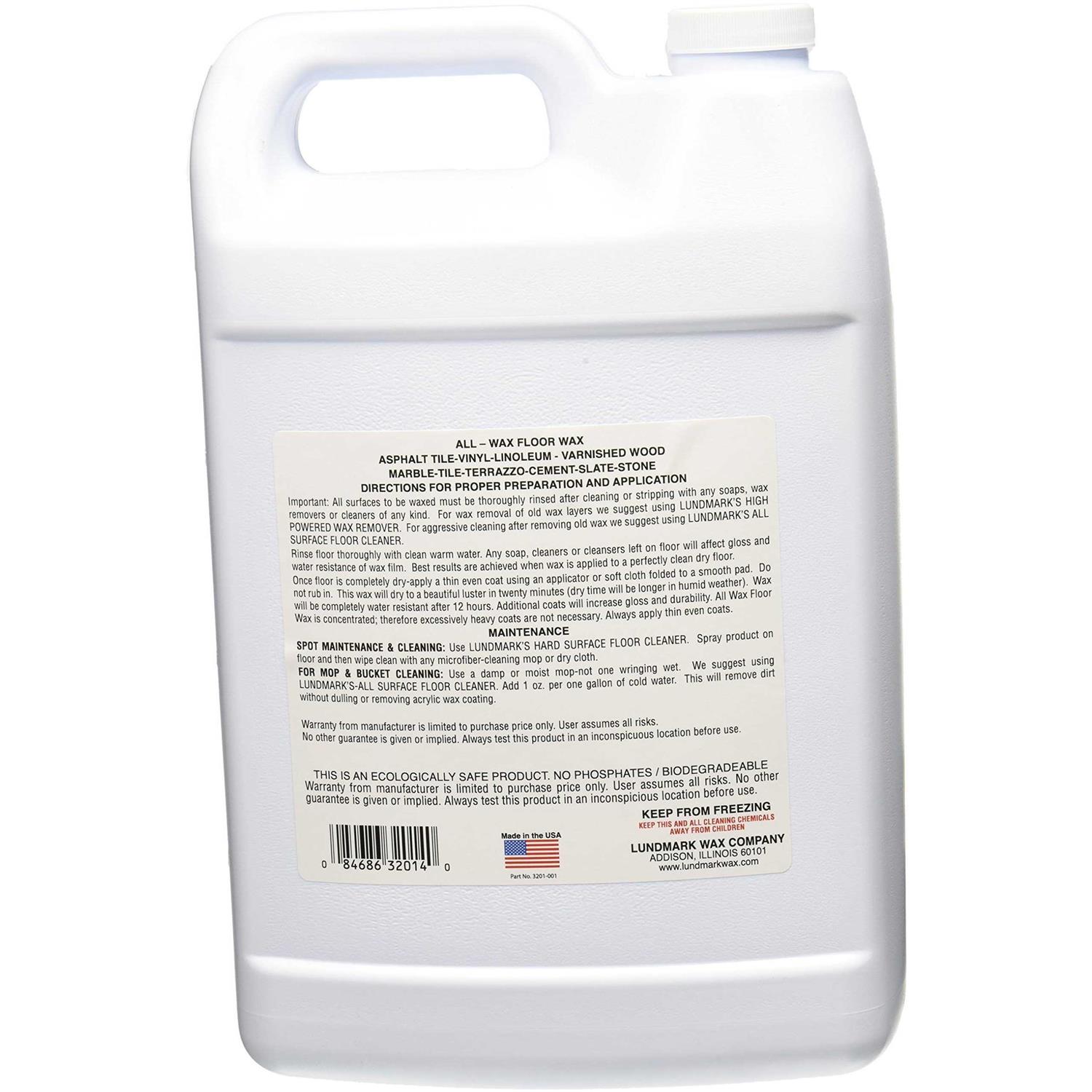 Lundmark Acrylic Floor Wax - MT - Mrs Treak