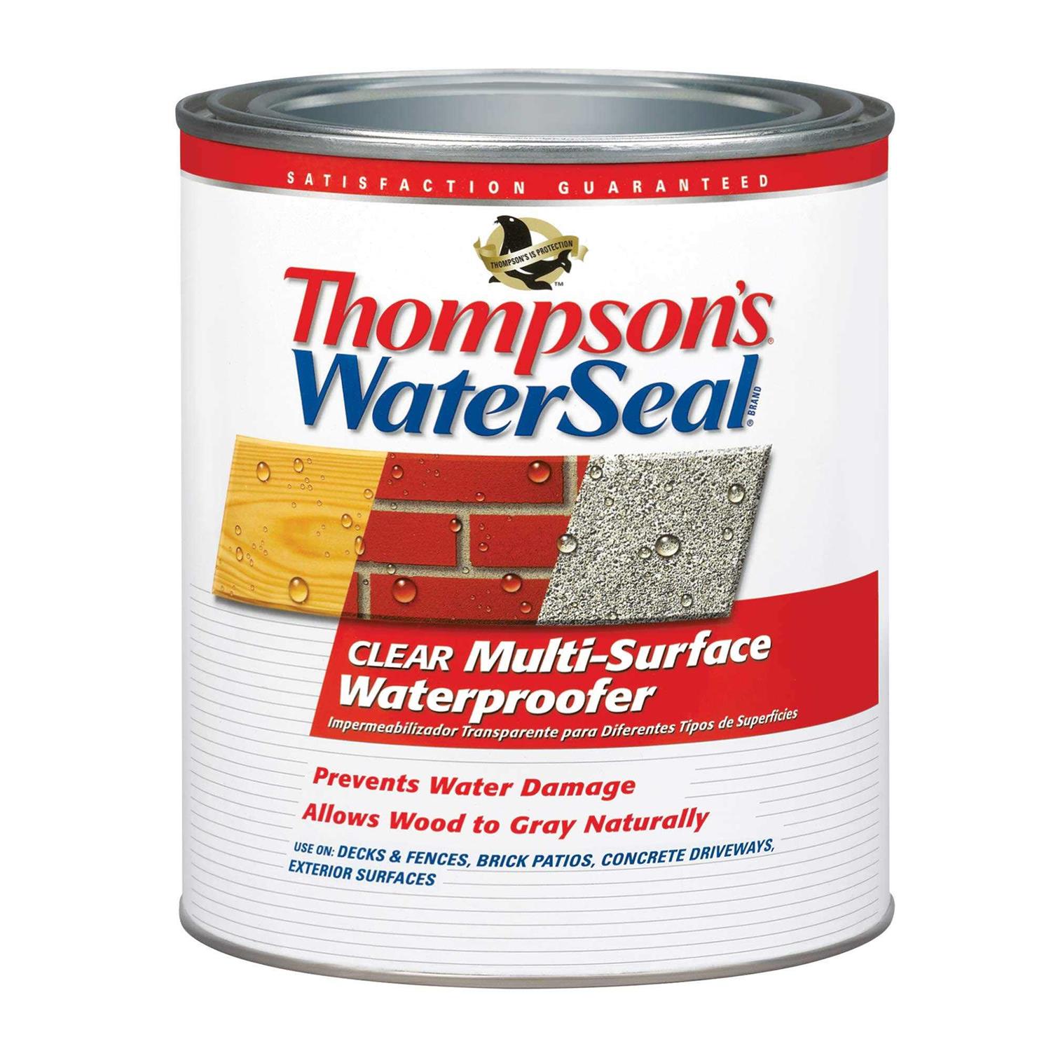 Thompson’s WaterSeal Transparent Chestnut Brown Waterproofing Wood Stain and Sealer 1 gal - MT - Mrs Treak